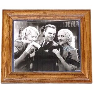 Vintage Hollywood Autographed Photo Framed Glossy Movie Starring Jimmy Cagney